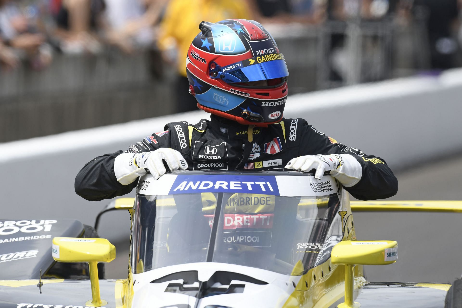 Colton Herta at the NTT IndyCar Series Indianapolis 500 Carb Day - Source: Getty